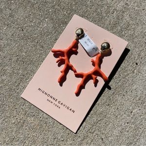 MIGNONNE GAVIGAN CORAL EARRINGS